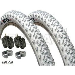 2 Copertone / Pneumatico 26 x 2.10  KYTE BIANCO Bici MTB + 2