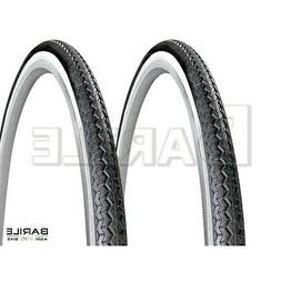 2 Copertone / Pneumatico Bici 28" - 700 x 35  BIANCO / NERO 