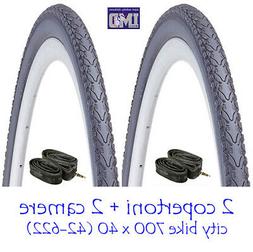 2 Copertoni + 2 camere  da CITY BIKE 700 x 40 per bicicletta