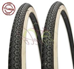 2 COPERTONI BIANCO NERO PER BICICLETTA 26 X 1 3/8  - PNEUMAT