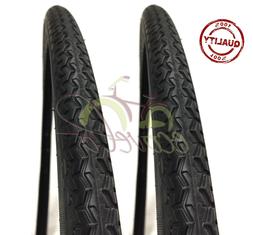 2 COPERTONI NERO PNEUMATICO PER BICI BICICLETTA 26 X 1 1/2  
