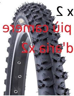 Bici 26 X 1.95 Nero Modello Mtb Mountain Bike + Camere