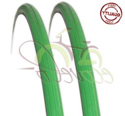 Bici Bicicletta Ciclo Corsa Gear Gomma Verde 28 5/8 1/16