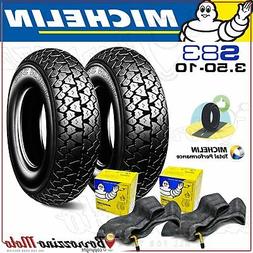 Gomme + Camere Michelin S83 3.50.10 Vespa 125 Px Arcobaleno