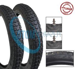 2 pneumatici tassellati 2 camere moto ciao