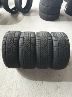 250 EURO 4 DUNLOP INVERNALI 225/45/17 91H M+S USATI 7,5-6mm