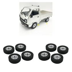 4 pezzi 1/10 RC Pneumatico in gomma per auto Ruota da 2,2 po