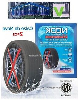 CAR-645 Calze Da Neve Auto Camper Furgoni Misura Pneumatico 