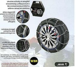 Catene da neve da 7 mm Omologate VW GOLF 7 SERIE pneumatici 