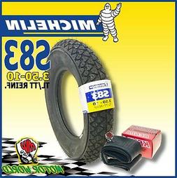Copertone Gomma Pneumatico 3.50-10 MICHELIN S83 + CAMERA KEN