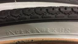 Copertone / Pneumatico 28 x 1 5/8 x 1 3/8 - Epoca NERO/BIANC