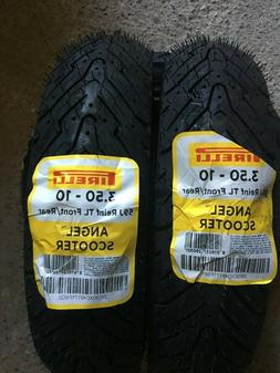 Coppia 3.50-10 59J  PIRELLI ANGEL SCOOTER VESPA PX LML dot18
