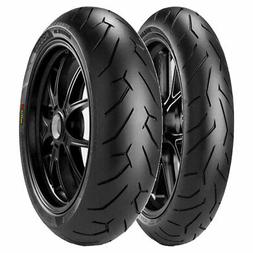 COPPIA GOMME PIRELLI 120/60ZR17  + 160/60ZR17  DIABLO ROSSO 