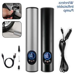 Portatile Pompa Aria Per Auto Bicicletta 2000mah