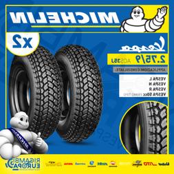 Michelin 2.75-9 Acs Piaggio Vespa R L N 50 Primo Tipo