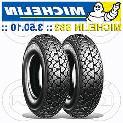 KIT 2 GOMME RUOTE MICHELIN S83 RINFORZATE 350/10 VESPA PX125