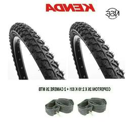 + 2 Camere D'aria Mtb Bici Bicicletta 26 X 2.10 Mtb Bike Ken