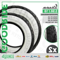 Copertone Piaggio Vespa Px 125 150 200 Fascia Bianca 3-50-10