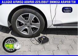 Ripara Gomme Auto Tpms Per Tubeless Gonfiaggio Kit