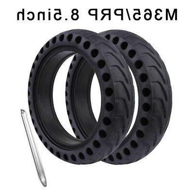 2x pieno cavo pneumatici scooter elettrico ruota