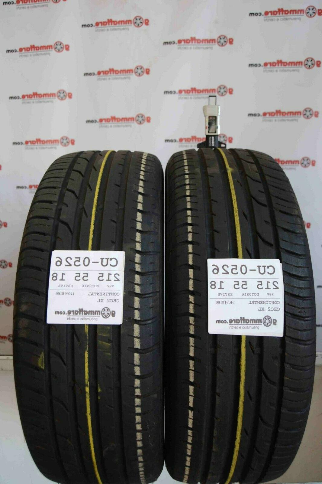 2 pneumatici 215 55 r18 99v estivi