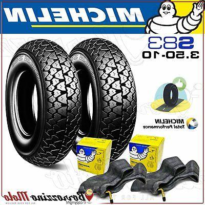 2 pneumatici gomme camere s83 3 50