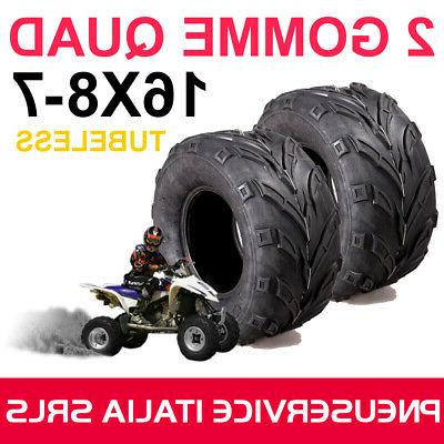 2 pneumatici gomme ruote 16x8 7 28f