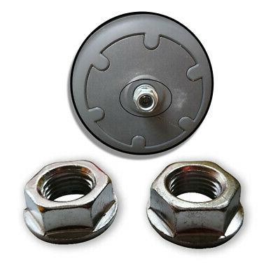2pcs anteriore ruota pneumatico motore bulloni dado