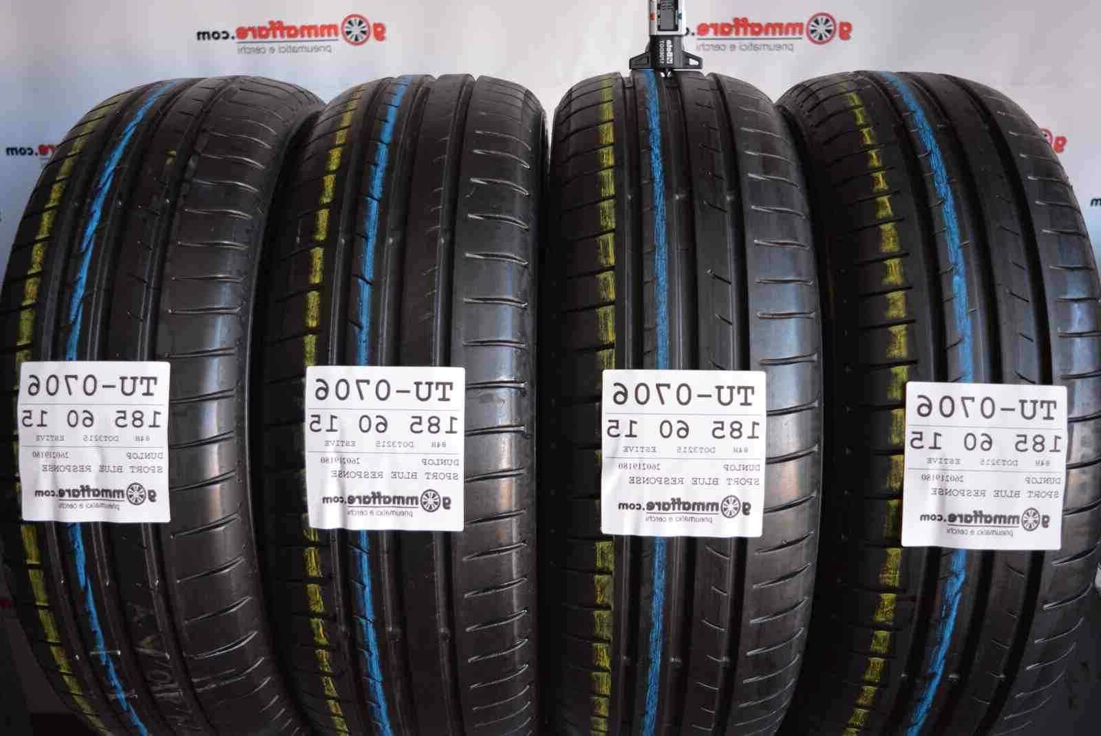 4 pneumatici 185 60 r15 84h estivi