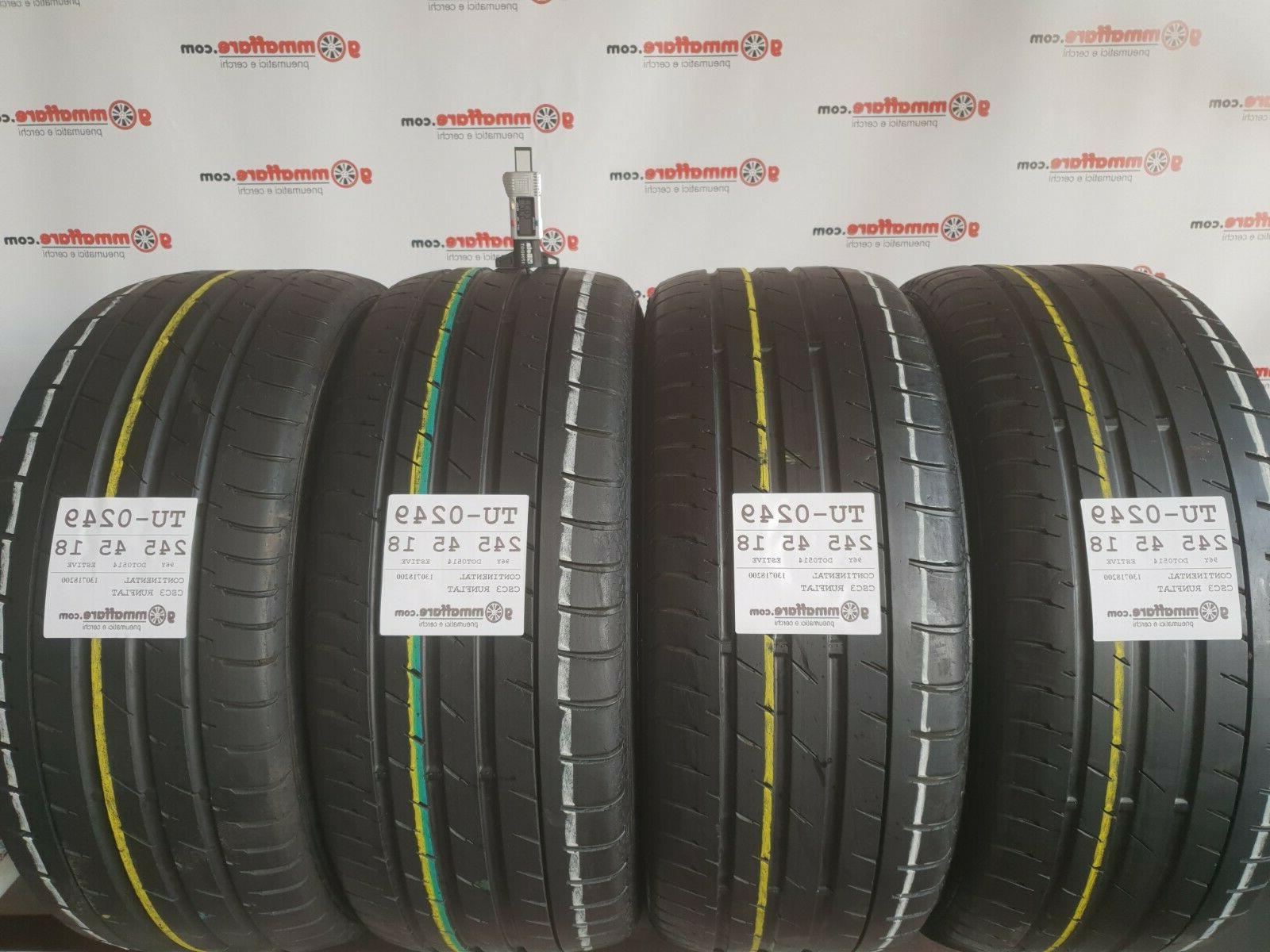 4 pneumatici 245 45 r18 96y estivi