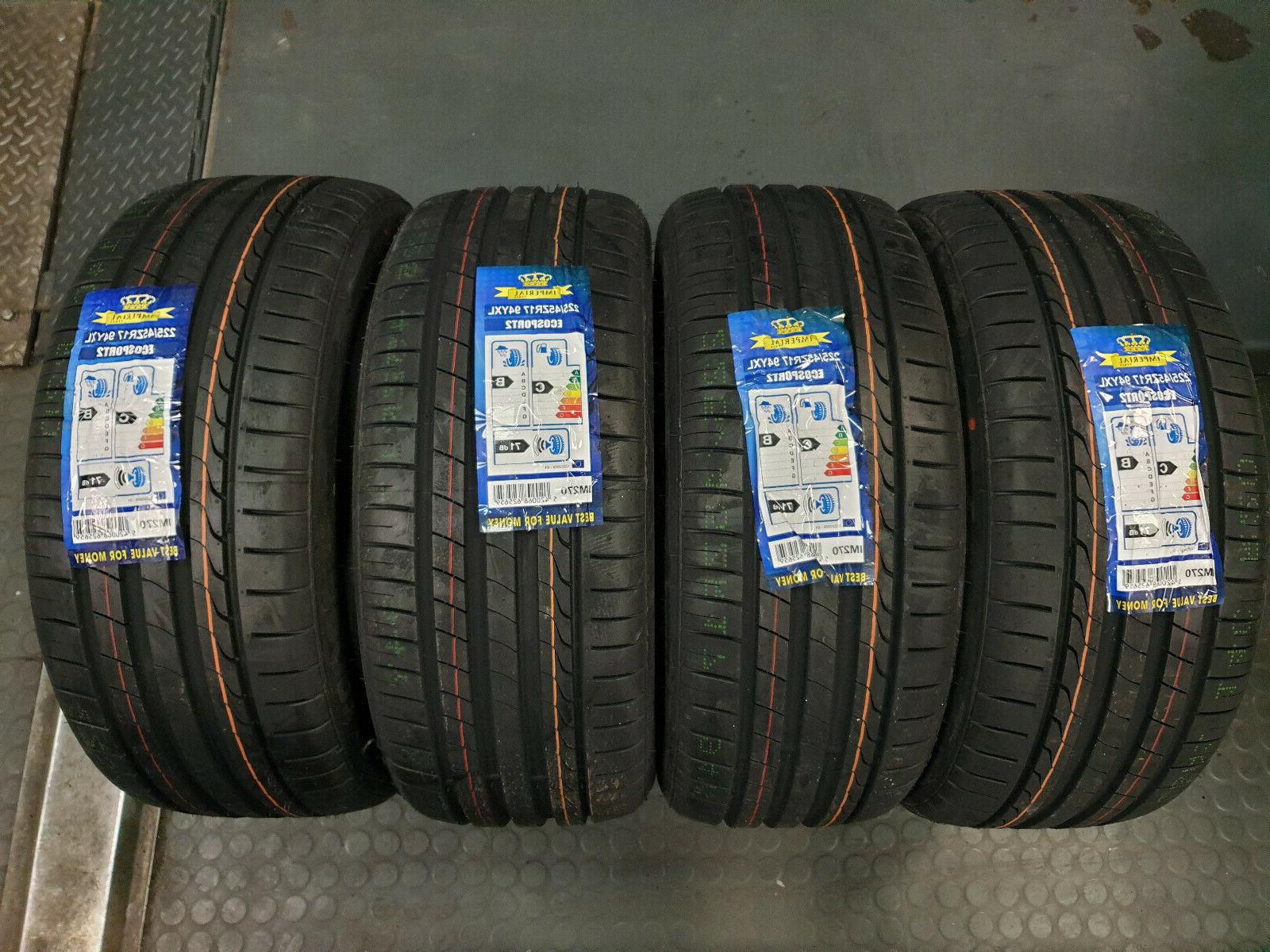 4 pneumatici auto 225 45 r17 94y