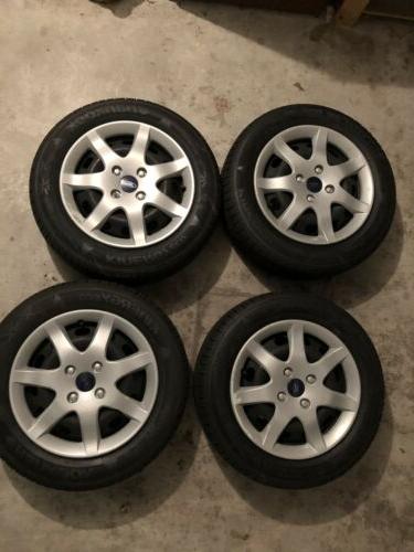4 pneumatici con cerchi per ford fiesta