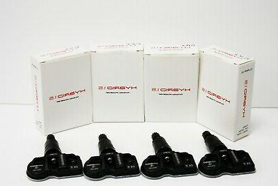 4 x nero tpms sensori per nissan
