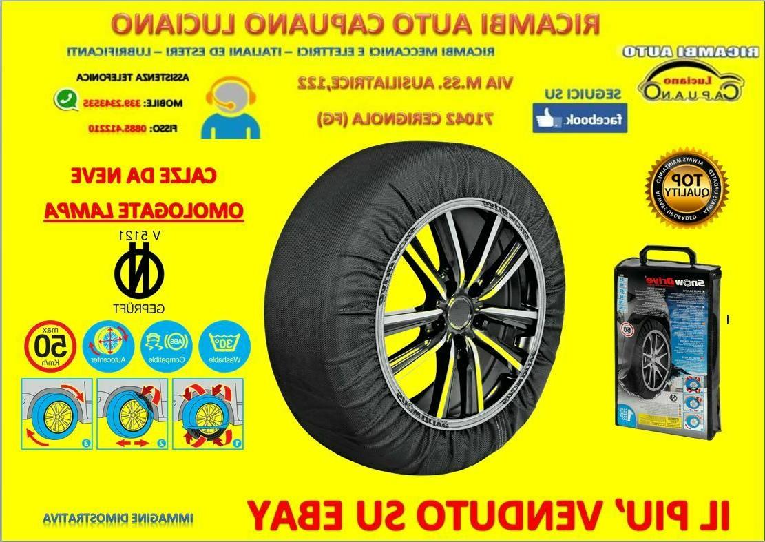 calze da neve omologate misura pneumatici 205