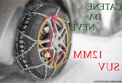 catene da neve 12mm per suv 4x4