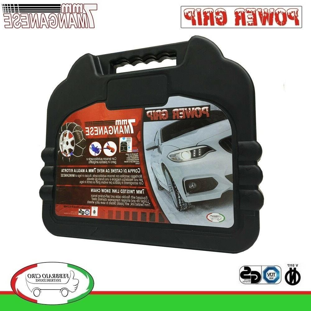 catene neve 7mm omologate gruppo 100 pneumatici