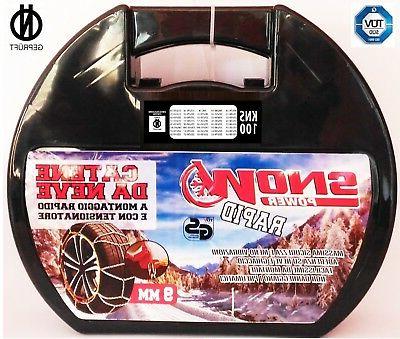 catene da neve 9 mm omologate gruppo