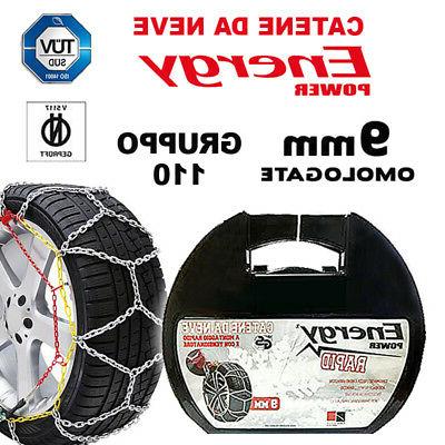 catene da neve 9 mm omologate per