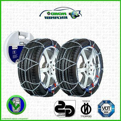 catene da neve omologate 9mm per pneumatici