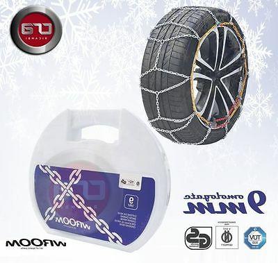 catene da neve omologate 9mm per pneumatici