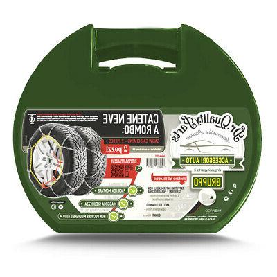 catene da neve omologate 9mm per pneumatici