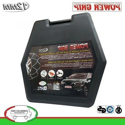 catene neve 12mm suv gruppo 230 pneumatici