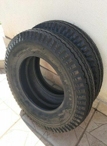 coppia gomme pneumatici rimorchio o carrello appendice