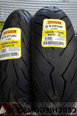 coppia gomme scooter diablo rosso 120 70
