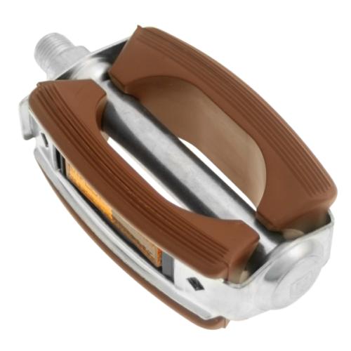 coppia pedali ciclo union vintage sport marrone