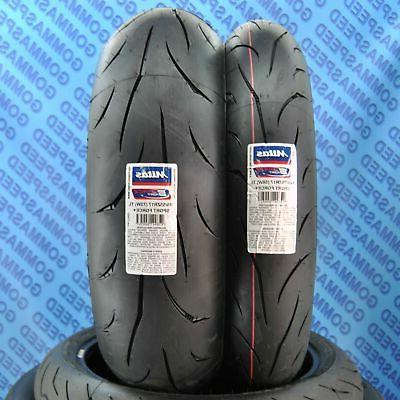 coppia pneumatici moto 120 70 zr17 180