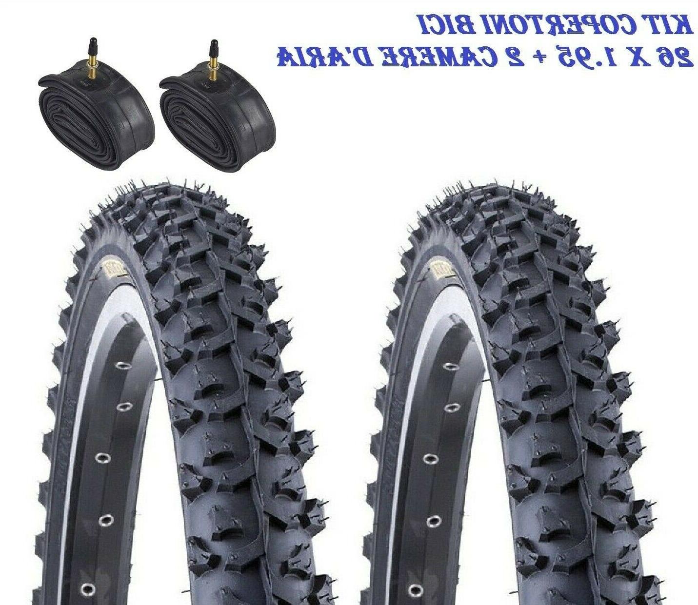 kit 2 gomme copertoni pneumatici 26 2