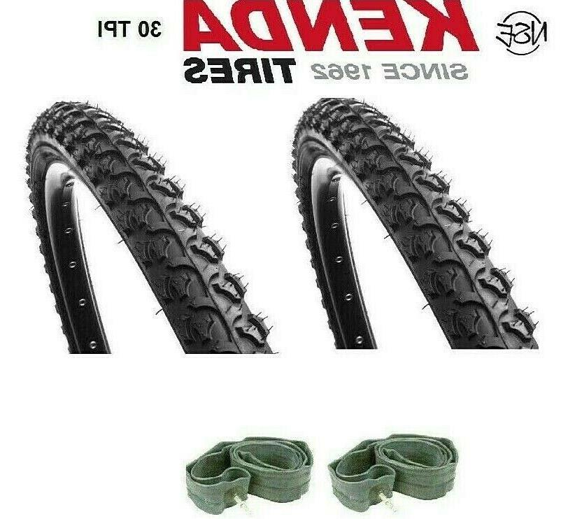 kit 2 gomme copertoni pneumatici bici 26