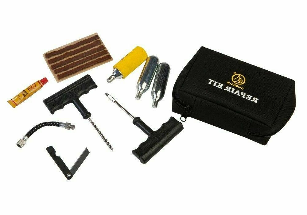 kit completo riparazione e gonfiaggio gomme pneumatici