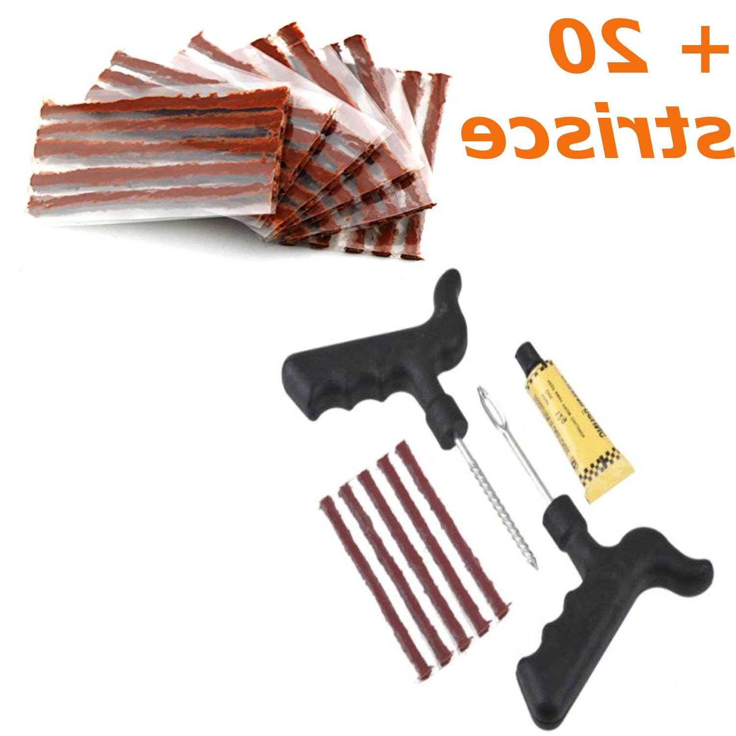 kit riparazione foratura ripara gomme auto moto